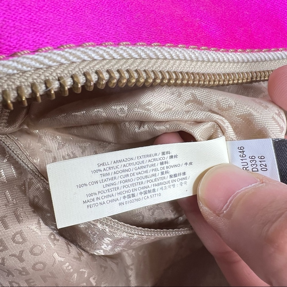 Kate spade leather fabric shoulder bag - Picture 14 of 14